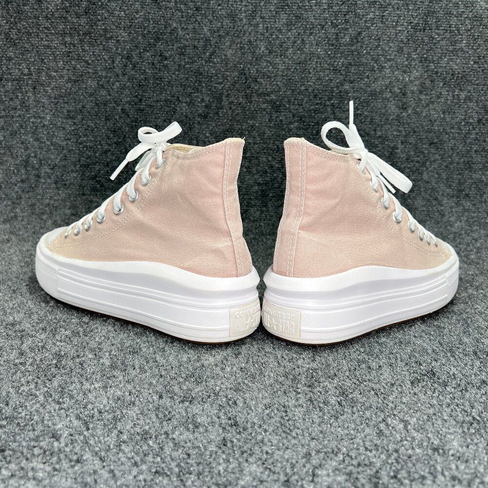 Converse Move Sneakers Women's 7.5 Light Pink Chuck Taylor All Star Hi Top Shoes - Picture 6 of 12